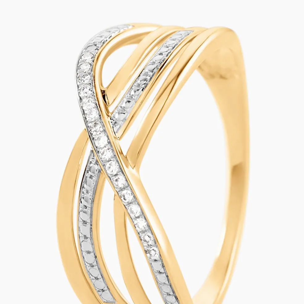 Bague Macario Or Jaune Diamant