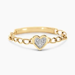 Bague Mahe Or Jaune Diamant