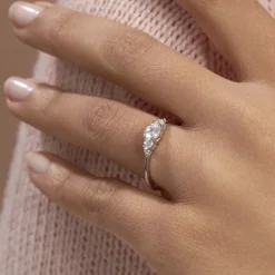 Bague Maiwen Argent Blanc Oxyde De Zirconium