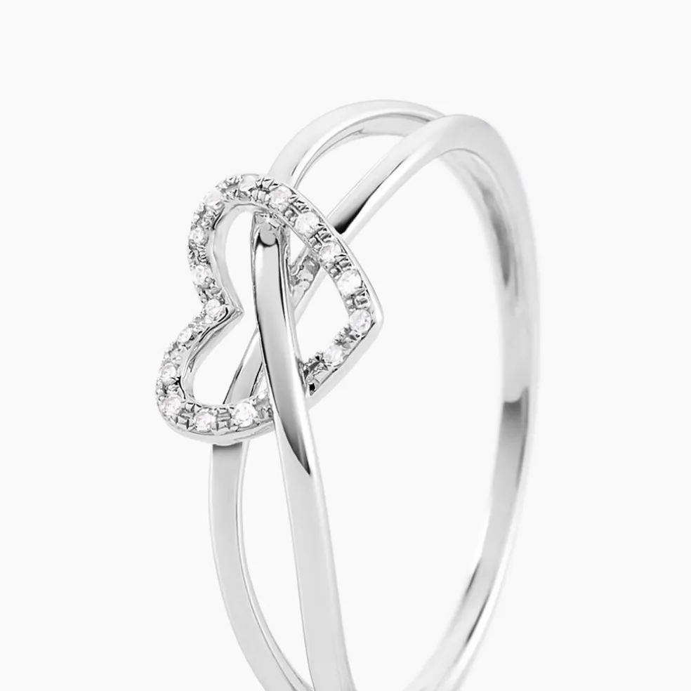 Bague Malinda Or Blanc Diamant