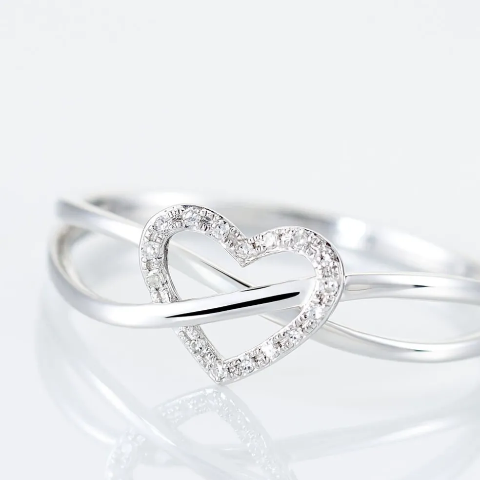 Bague Malinda Or Blanc Diamant