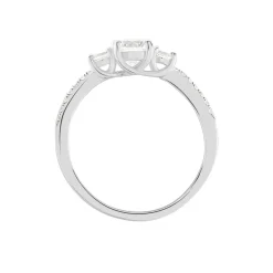 Bague Mallory Argent Blanc Oxyde De Zirconium