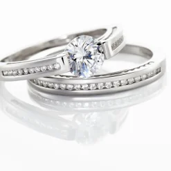 Bague Malou Argent Blanc Oxyde De Zirconium