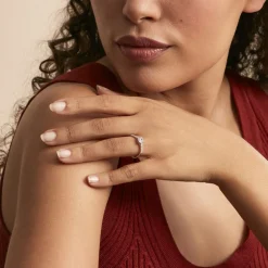 Bague Manon Or Blanc Oxyde De Zirconium