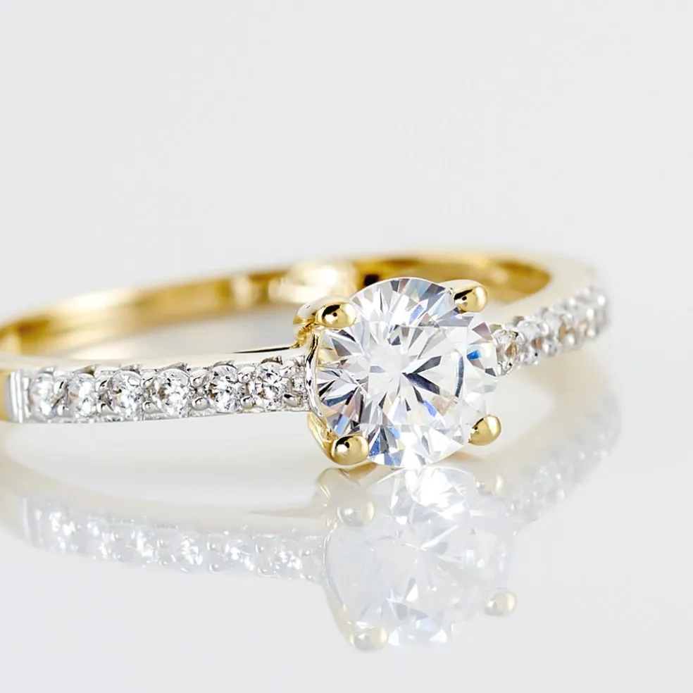 Bague Manon Or Jaune Oxyde De Zirconium