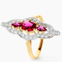 Bague Marchionessa Or Jaune Oxyde De Zirconium