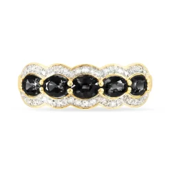 Bague Margaux Or Jaune Onyx Et Diamant