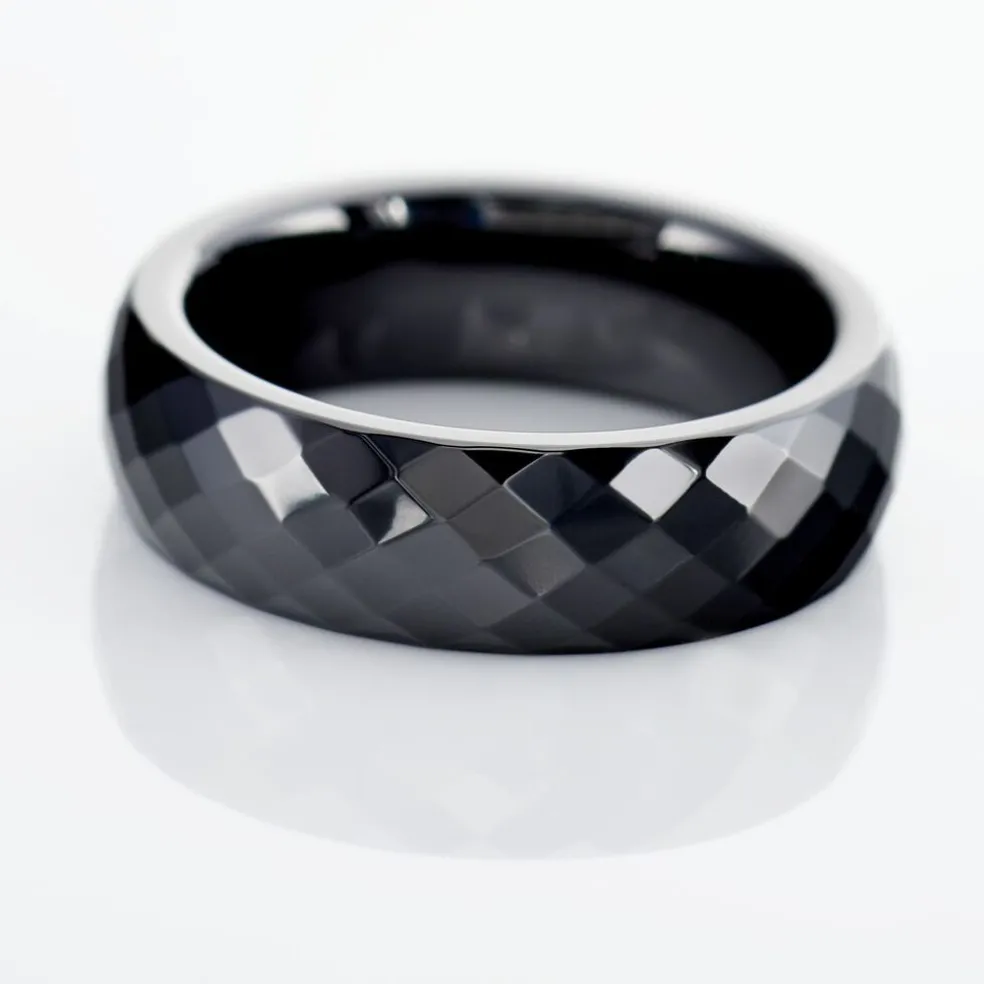 Bague Marichka Ceramique Noir Céramique