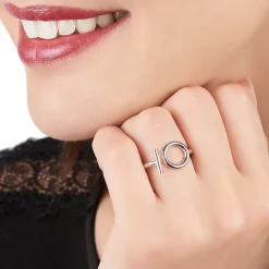 Bague Marie-capucine Argent Blanc