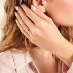 Bague Marilla Argent Blanc Oxyde De Zirconium