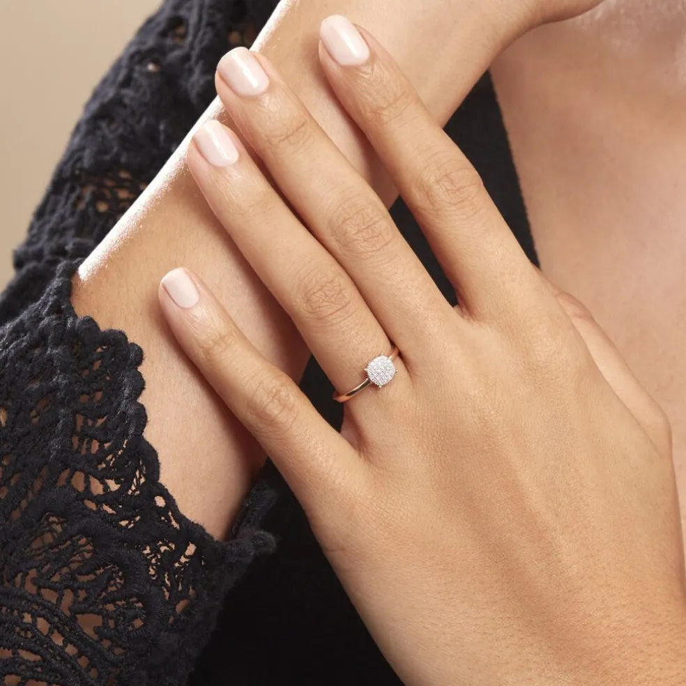 Bague Marilou Or Blanc Diamant