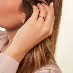 Bague Marjeta Or Jaune Saphir Diamant