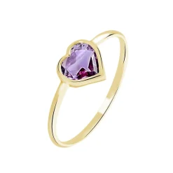 Bague Marsie Or Jaune Améthyste