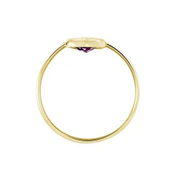 Bague Marsie Or Jaune Améthyste