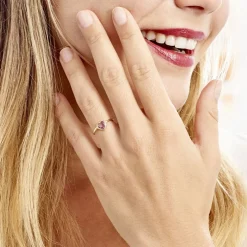 Bague Marsie Or Jaune Améthyste