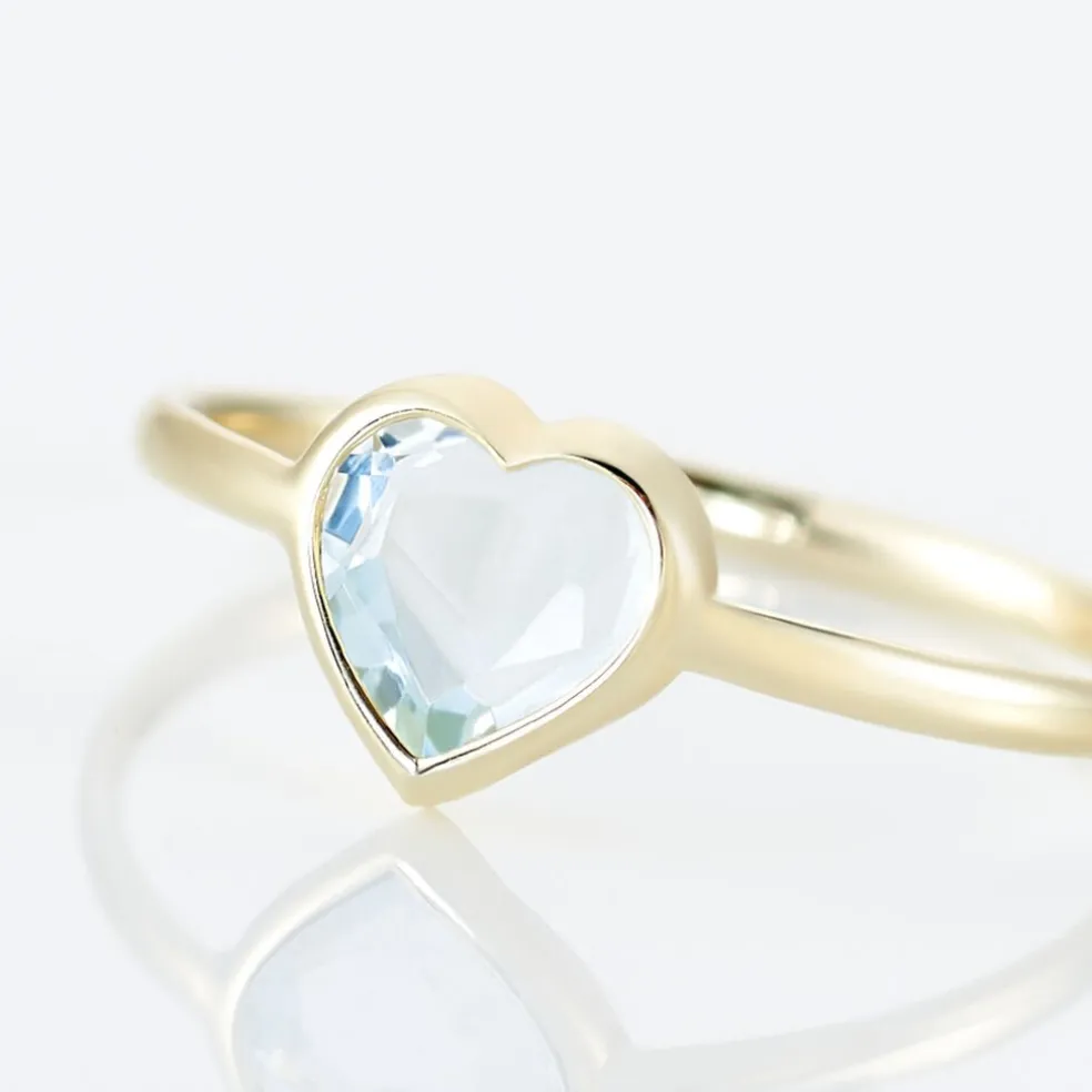 Bague Marsie Or Jaune Topaze