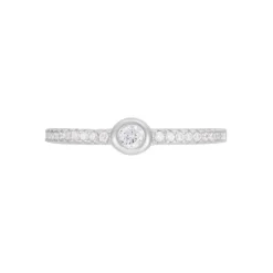 Bague Maryne Argent Blanc Oxyde De Zirconium