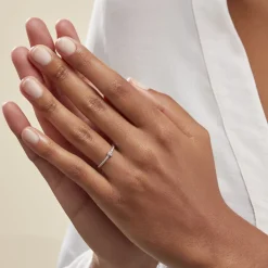 Bague Maryne Argent Blanc Oxyde De Zirconium