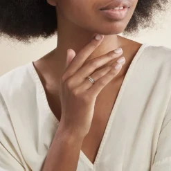 Bague Mauna Or Jaune Oxyde De Zirconium