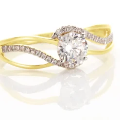 Bague Mavriki Or Jaune Oxyde