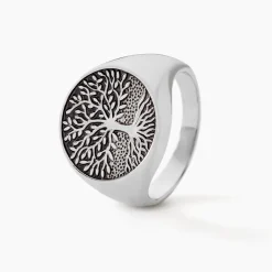Bague Maximiliano Argent Blanc