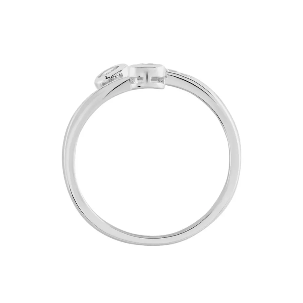 Bague Mechte Argent Oxydes De Zirconium