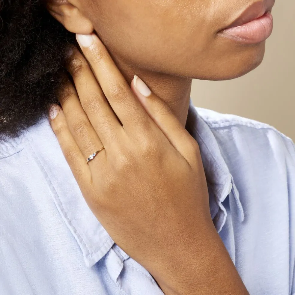 Bague Mediha Or Jaune Topaze