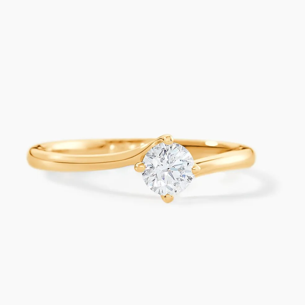 Bague Mehetabel Or Jaune Diamant Synthétique