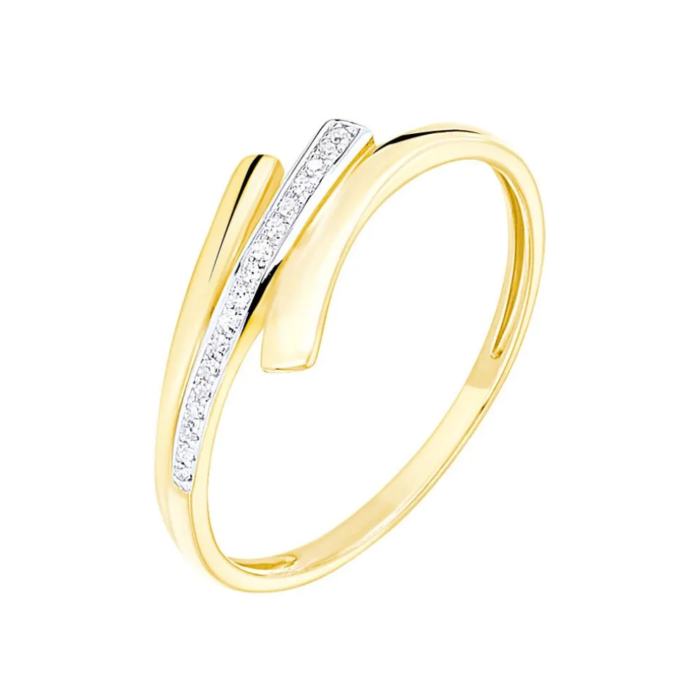 Bague Melia Or Jaune Diamant