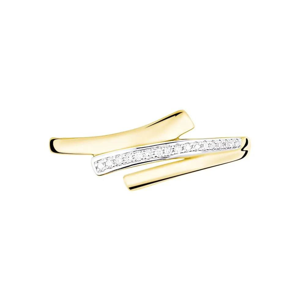 Bague Melia Or Jaune Diamant