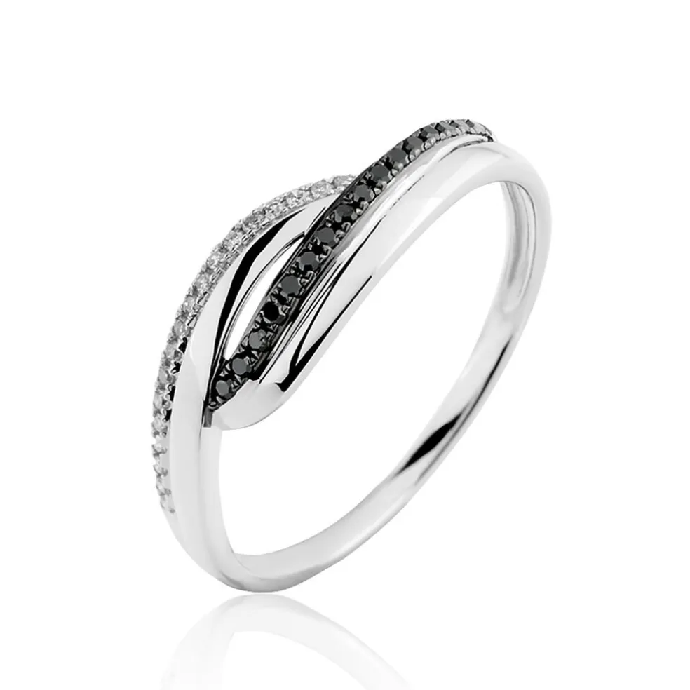 Bague Melinda Or Blanc Diamant