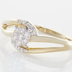 Bague Melinia Or Jaune Diamant