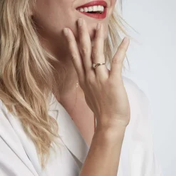 Bague Melinia Or Jaune Diamant