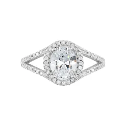 Bague Melyssa Argent Blanc Oxyde De Zirconium