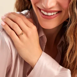 Bague Mireilla Plaqué Or Doré Oxyde De Zirconium