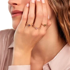 Bague Mireilla Plaqué Or Doré Oxyde De Zirconium