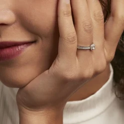 Bague Mélissande Argent Blanc Oxyde De Zirconium