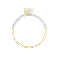 Bague Mohira Or Jaune Oxyde De Zirconium