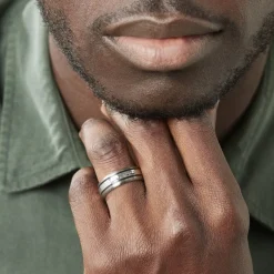 Bague Mollie Acier Blanc