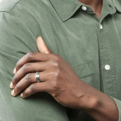 Bague Mollie Acier Blanc