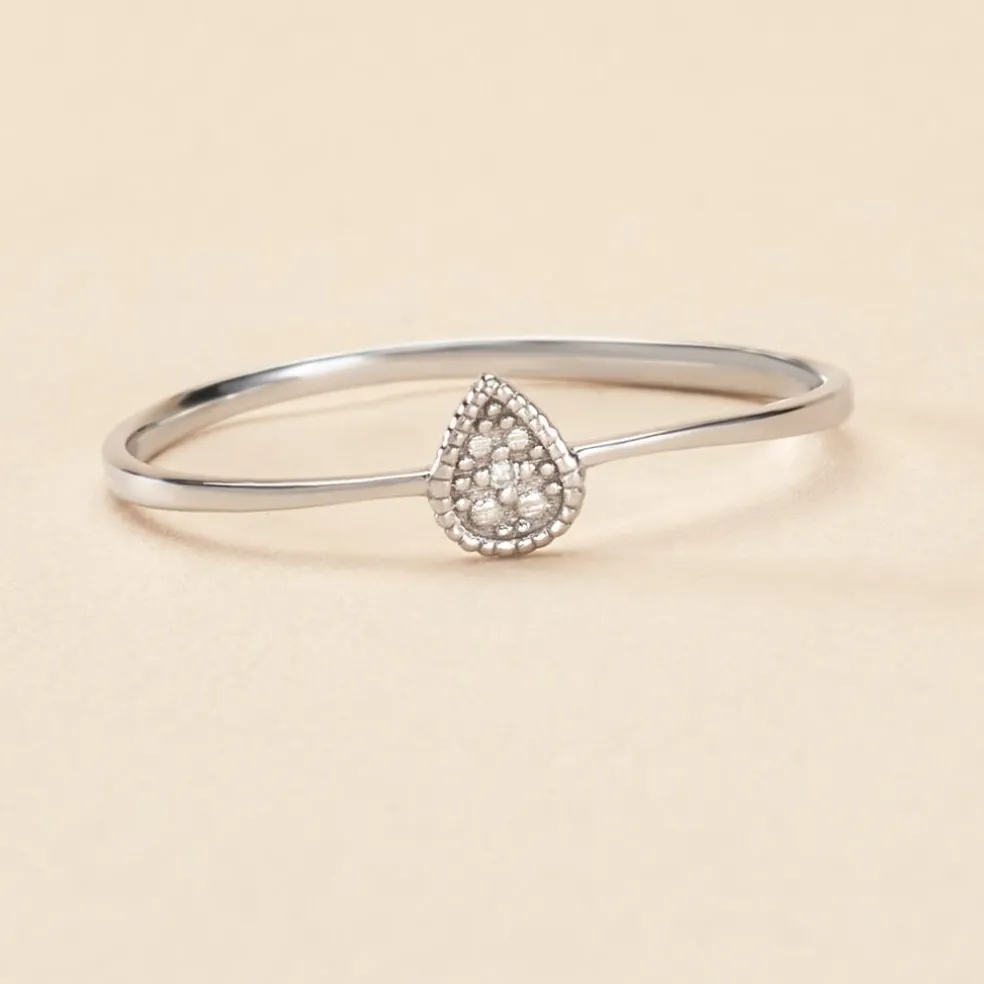 Bague Mon 1er Diamant Or Blanc Diamant