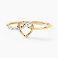 Bague Mona-lisa Or Jaune Diamants