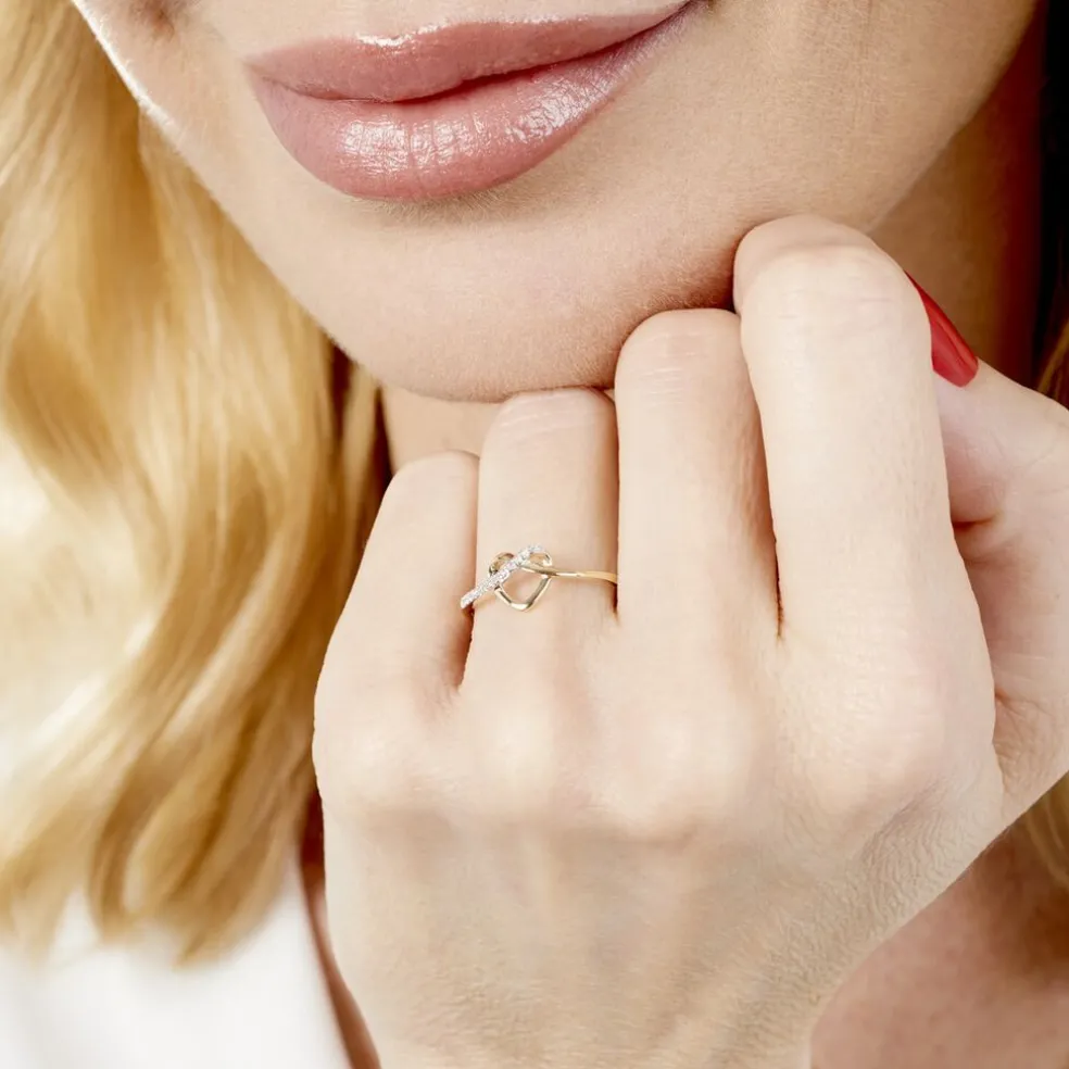 Bague Mona-lisa Or Jaune Diamants