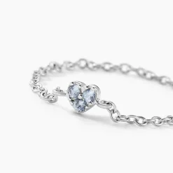 Bague Myhalf Argent Blanc Oxyde De Zirconium