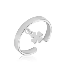 Bague Naomie Argent Blanc