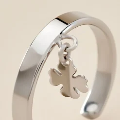 Bague Naomie Argent Blanc