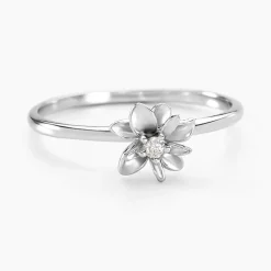 Bague Narcisse Dream Argent Blanc Oxyde De Zirconium