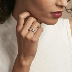 Bague Nauri Argent Blanc Oxyde De Zirconium