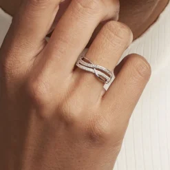 Bague Nauri Argent Blanc Oxyde De Zirconium