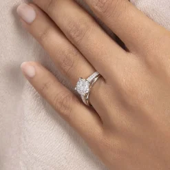 Bague Nazare Or Blanc Oxyde De Zirconium